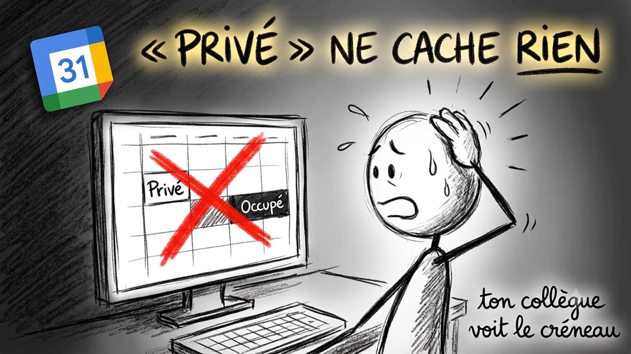 Agenda pro et perso : les voir ensemble sans tout partager