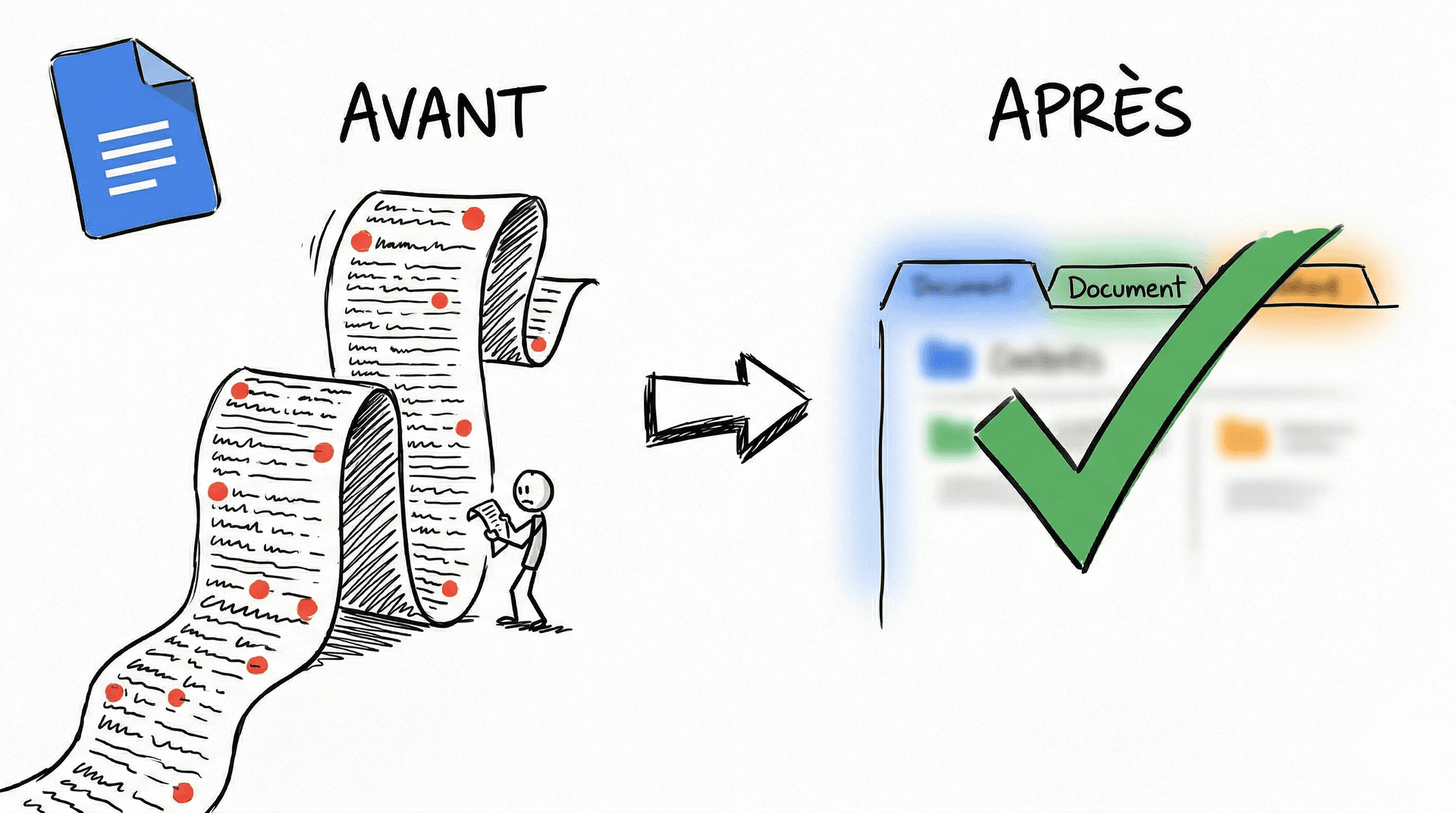 Onglets Google Docs : organiser un long document (2026) | L'Atelier ...
