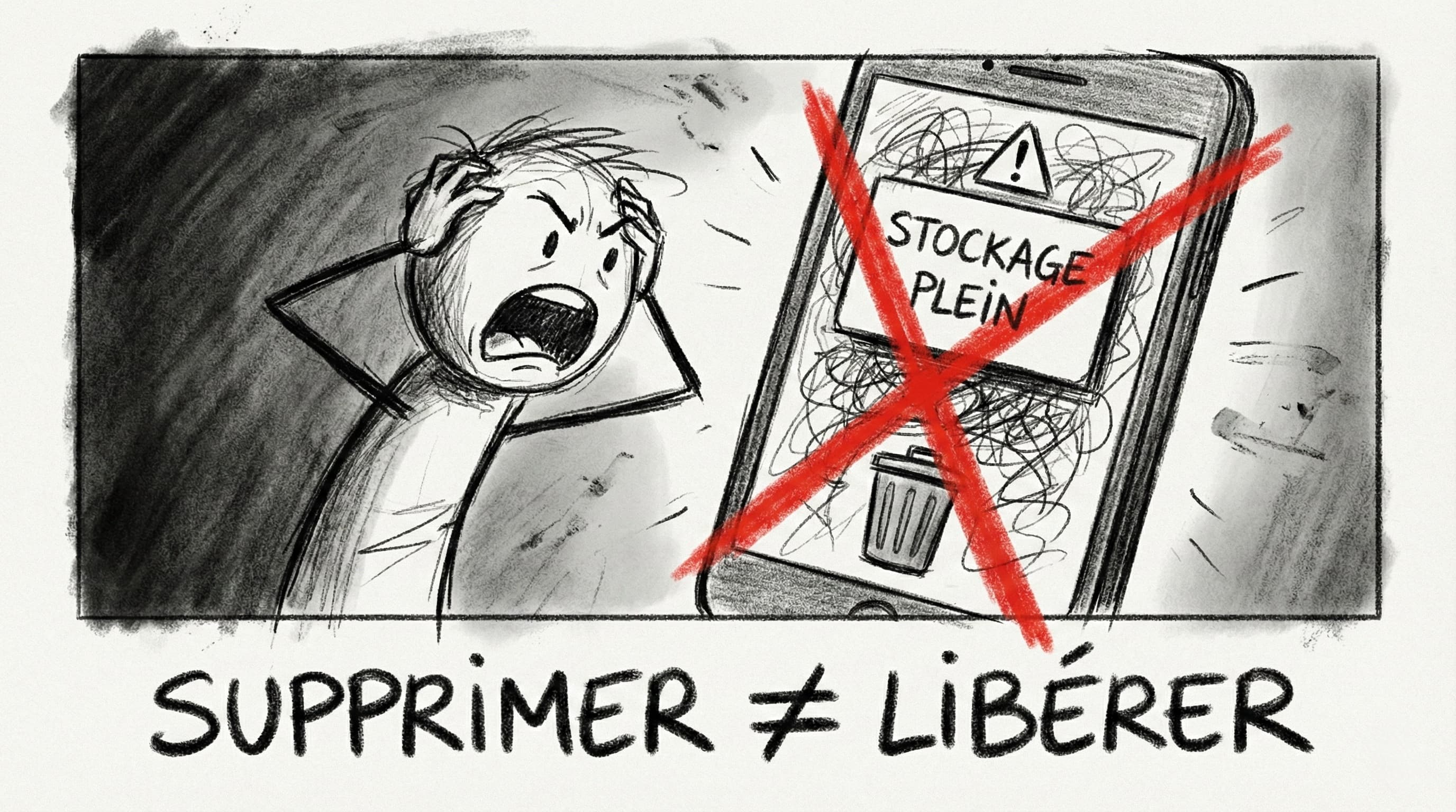 Tu supprimes tes emails et rien ne bouge ? Voici pourquoi